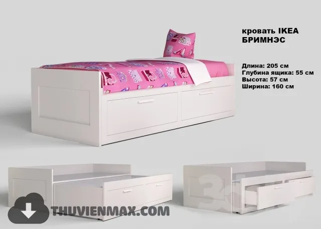 Bed Childroom 3D Models – 038