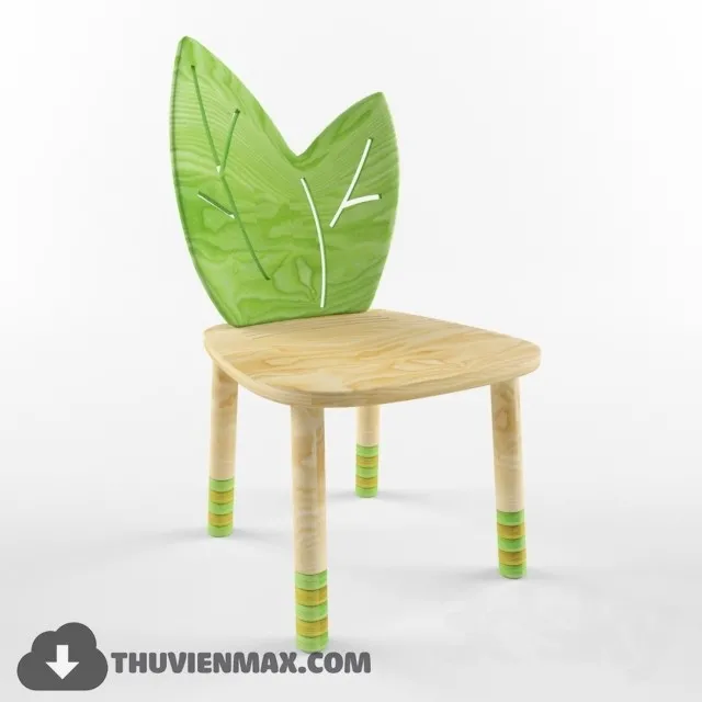 Table + Chair Childroom 3D Models – 040