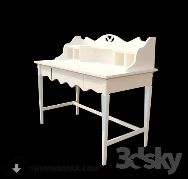 Table + Chair Childroom 3D Models – 055