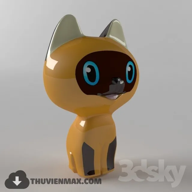 Toy Kitten Woof 3DS Max - thumbnail 3