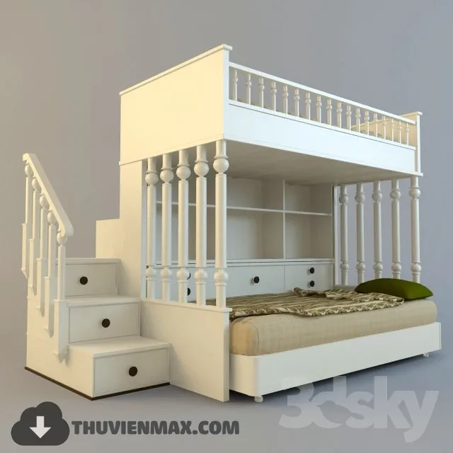 Bed Childroom 3D Models – 044