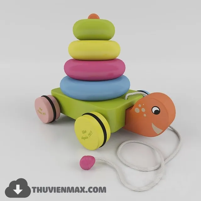 Children's toy turtle 3DS Max - thumbnail 3