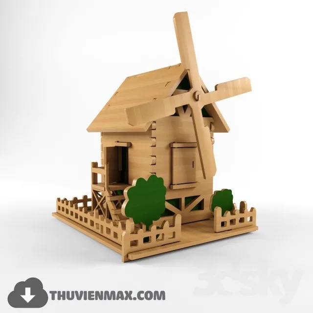 House Mill 3DS Max - thumbnail 3