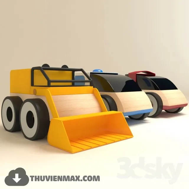 IKEA toy cars 3DS Max - thumbnail 3