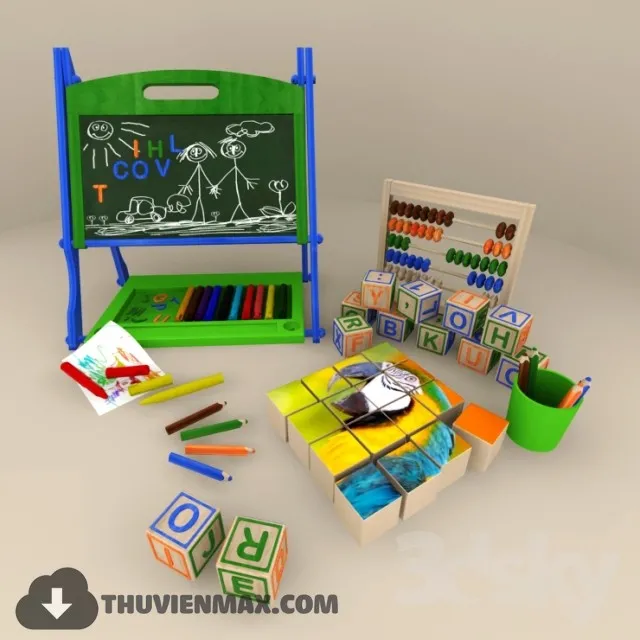 Toy Childroom 3D Models – 084