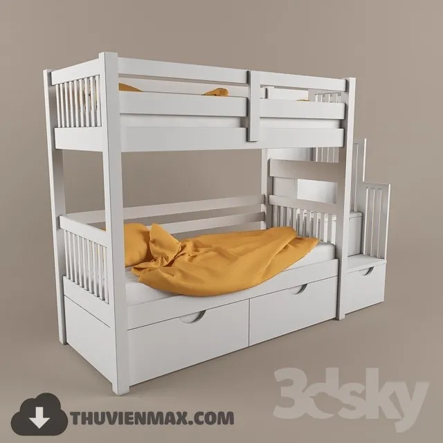 Bed Childroom 3D Models – 006