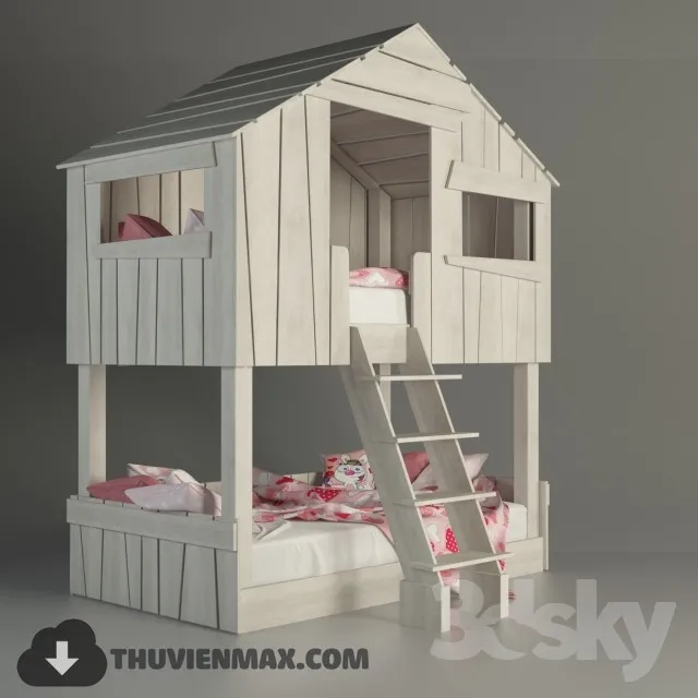 Bed Childroom 3D Models – 052