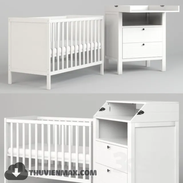 Bed Childroom 3D Models – 055