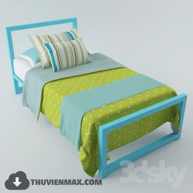 Bed Childroom 3D Models – 057