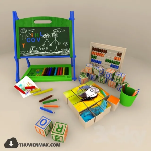 Toy Childroom 3D Models – 186