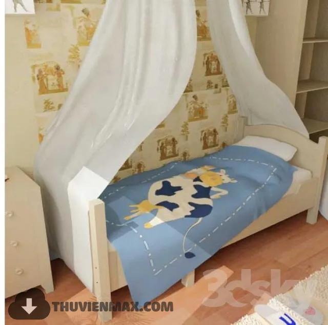 Bed Childroom 3D Models – 064