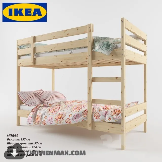 Bed Childroom 3D Models – 065