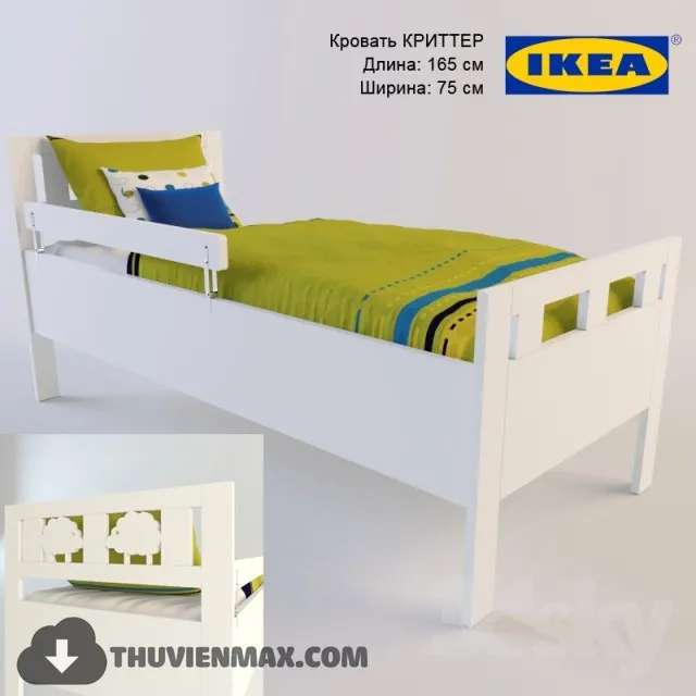 Bed Childroom 3D Models – 068