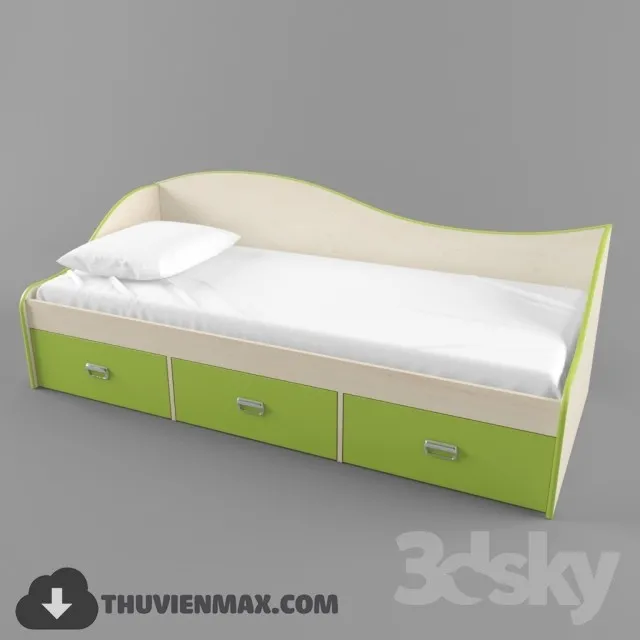 Bed Childroom 3D Models – 069