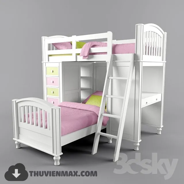 Bed Childroom 3D Models – 078