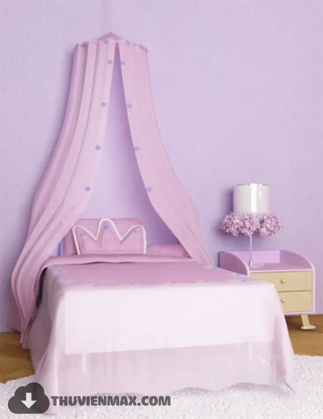 Bed Childroom 3D Models – 079
