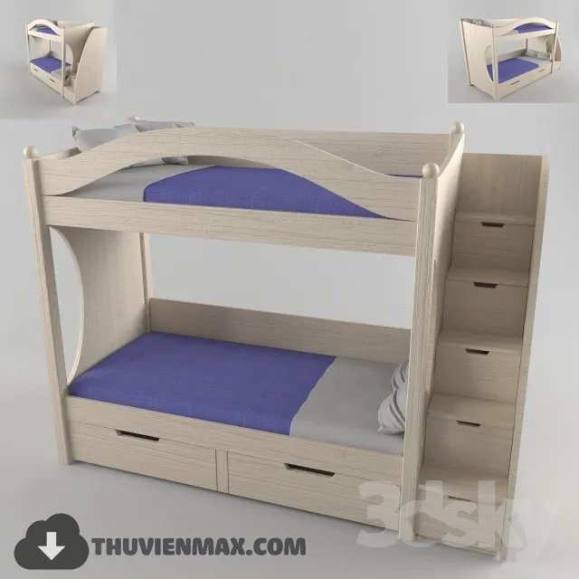 Bed Childroom 3D Models – 082