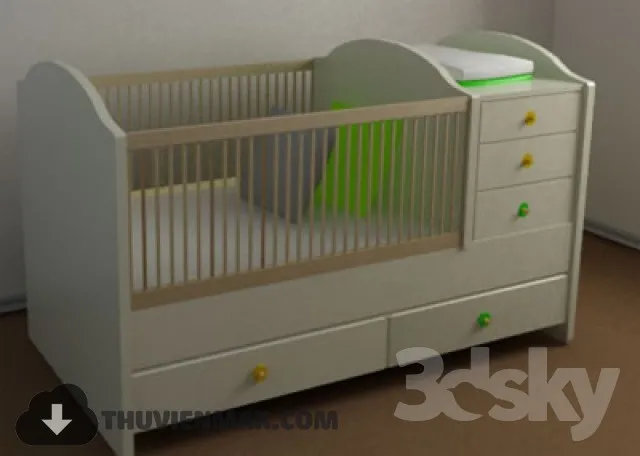 Bed Childroom 3D Models – 088