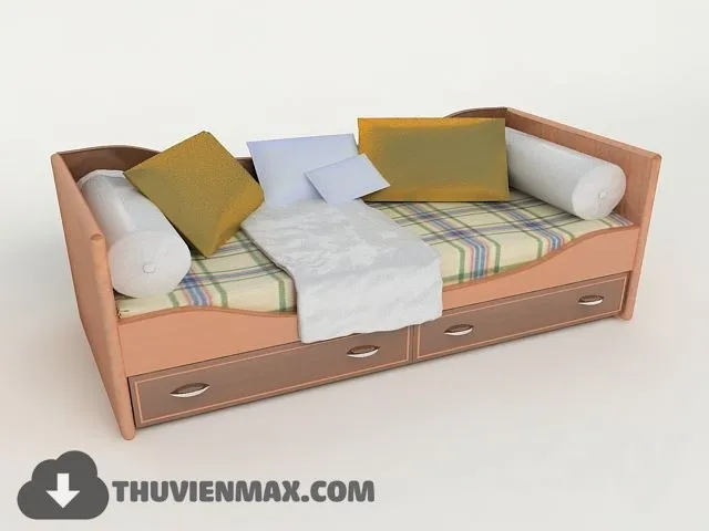 Bed Childroom 3D Models – 090