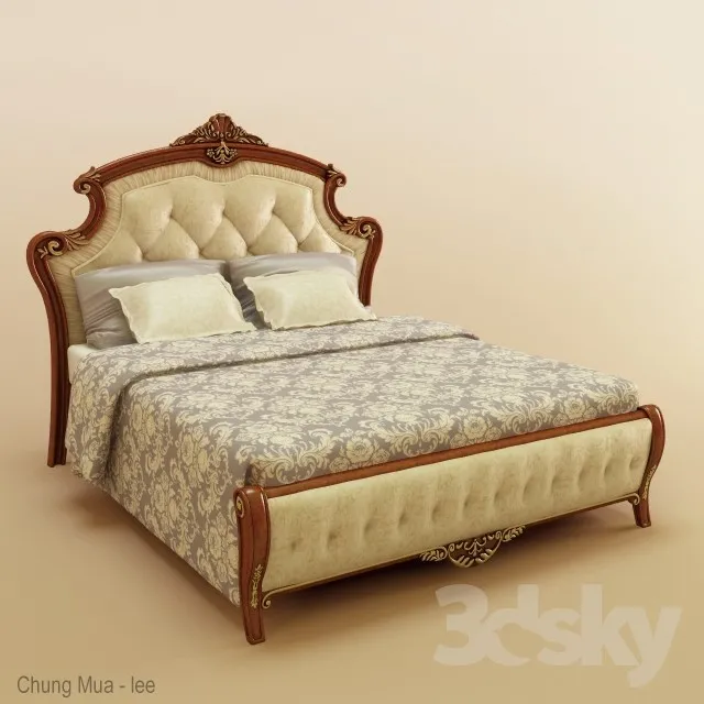 DECOR HELPER – CLASSIC – BED 3D MODELS – 120