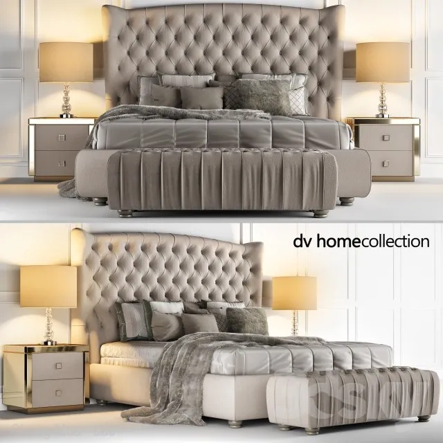 DECOR HELPER – CLASSIC – BED 3D MODELS – 5