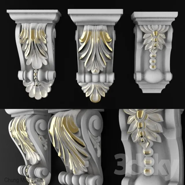 DECOR HELPER – CLASSIC – DETAIL 3D MODELS – 40