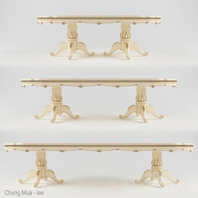 DECOR HELPER – CLASSIC – KITCHEN – TABLE SET 3D MODELS – 35