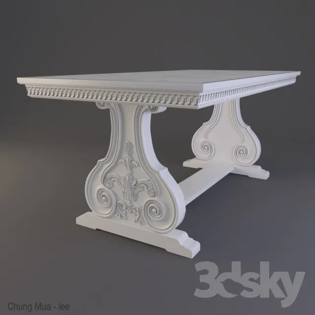 DECOR HELPER – CLASSIC – KITCHEN – TABLE SET 3D MODELS – 43