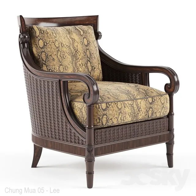 Tommy Bahama Stafford Chair 3DS Max - thumbnail 3
