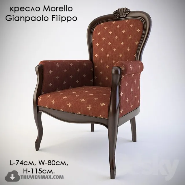 DECOR HELPER – CLASSIC – LIVINGROOM – ARMCHAIRS 3D MODELS – 34