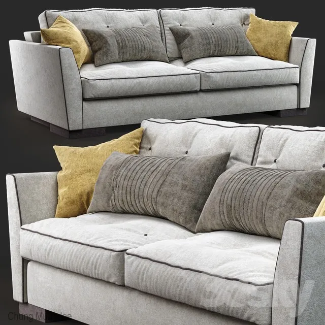 DECOR HELPER – CLASSIC – LIVINGROOM – SOFA – LONG 3D MODELS – 115