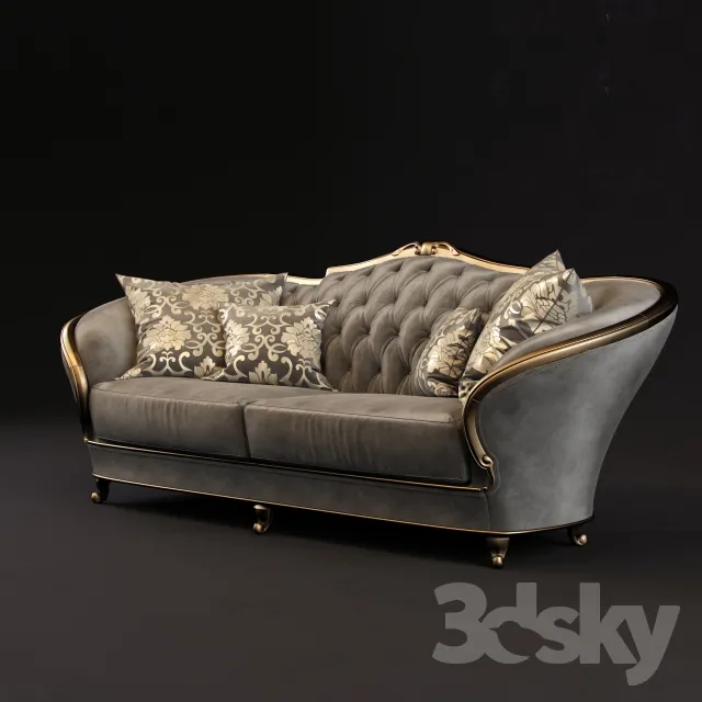 Sofa GoldComfort 3DS Max - thumbnail 3