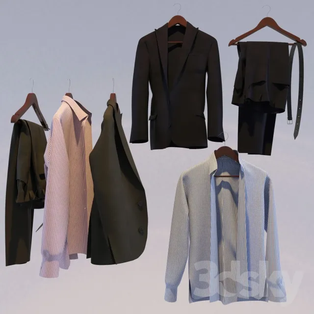CLOTHES AND SHOES 3D MODELS – 015