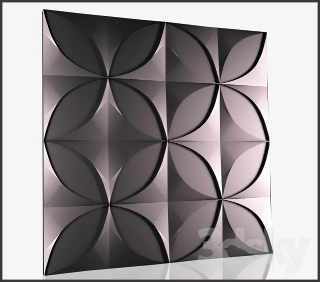 3D Wall Panels 3DS Max - thumbnail 3