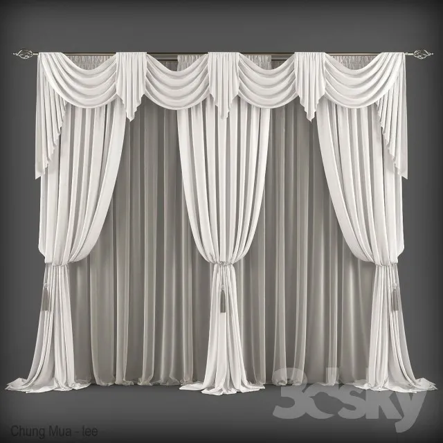 DECOR HELPER – CURTAIN 3D MODELS – 112