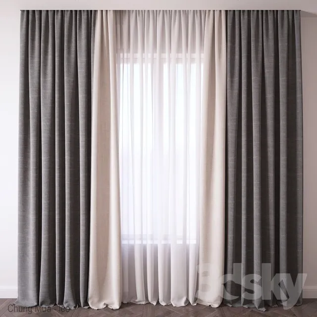 DECOR HELPER – CURTAIN 3D MODELS – 116