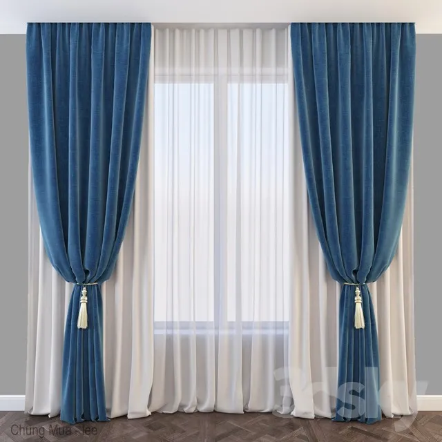 DECOR HELPER – CURTAIN 3D MODELS – 124