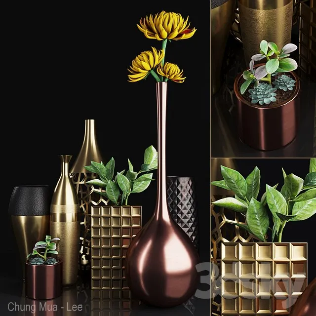 Decorative set 3DS Max - thumbnail 3