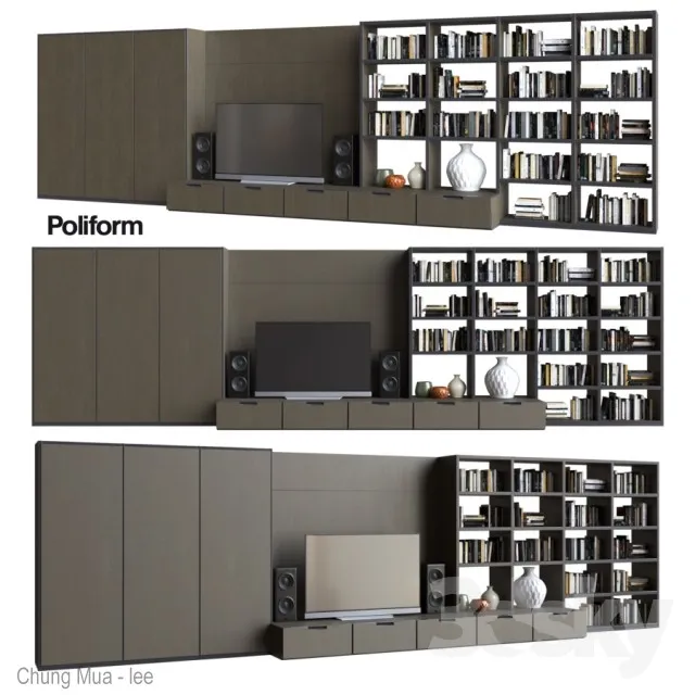 DECOR HELPER – DECOR – SHELVES 3D MODELS – 41