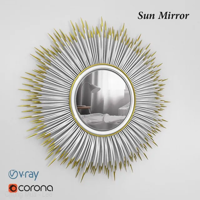 Sun mirror 3DS Max - thumbnail 3