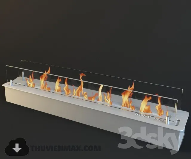 Decoration 3D Models – Fire Place & Radiator 031