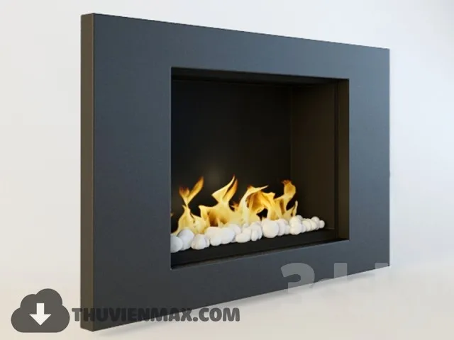 Decoration 3D Models – Fire Place & Radiator 032