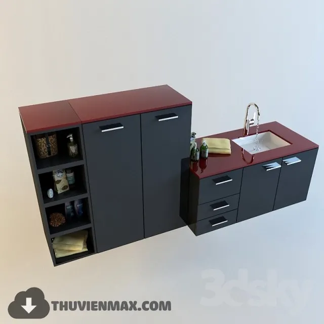 Decoration – Bathroom Furniture 3D Models – 040