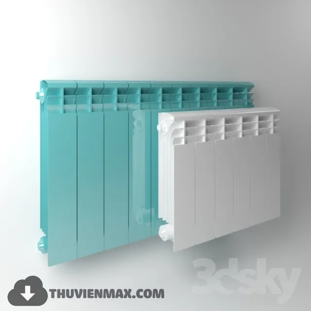 sectional radiator 3DS Max - thumbnail 3