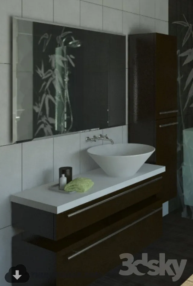 Decoration – Bathroom Furniture 3D Models – 056