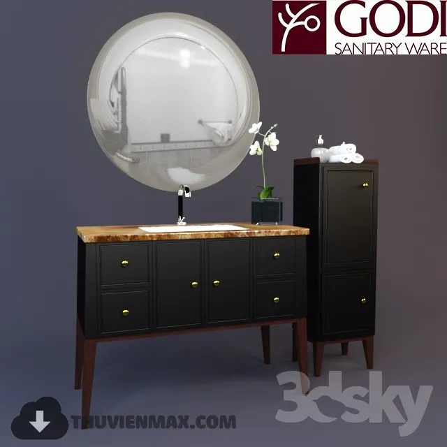 Decoration – Bathroom Furniture 3D Models – 058