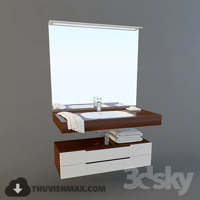 Decoration – Bathroom Furniture 3D Models – 060