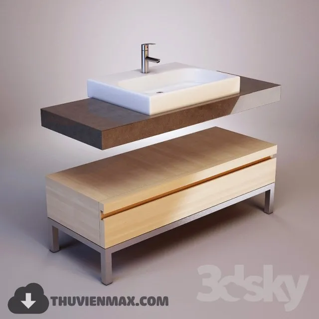 Decoration – Bathroom Furniture 3D Models – 080