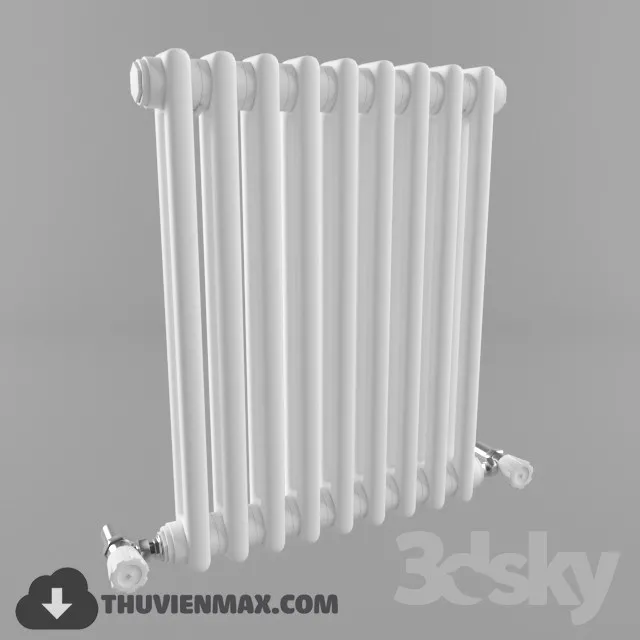 Decoration 3D Models – Fire Place & Radiator 040