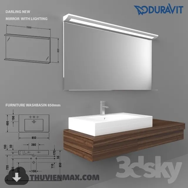 Decoration – Bathroom Furniture 3D Models – 089